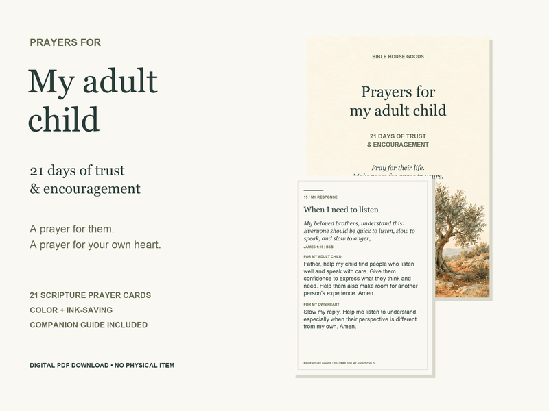 How to Pray for Your Adult Children: 7 Biblical Prompts