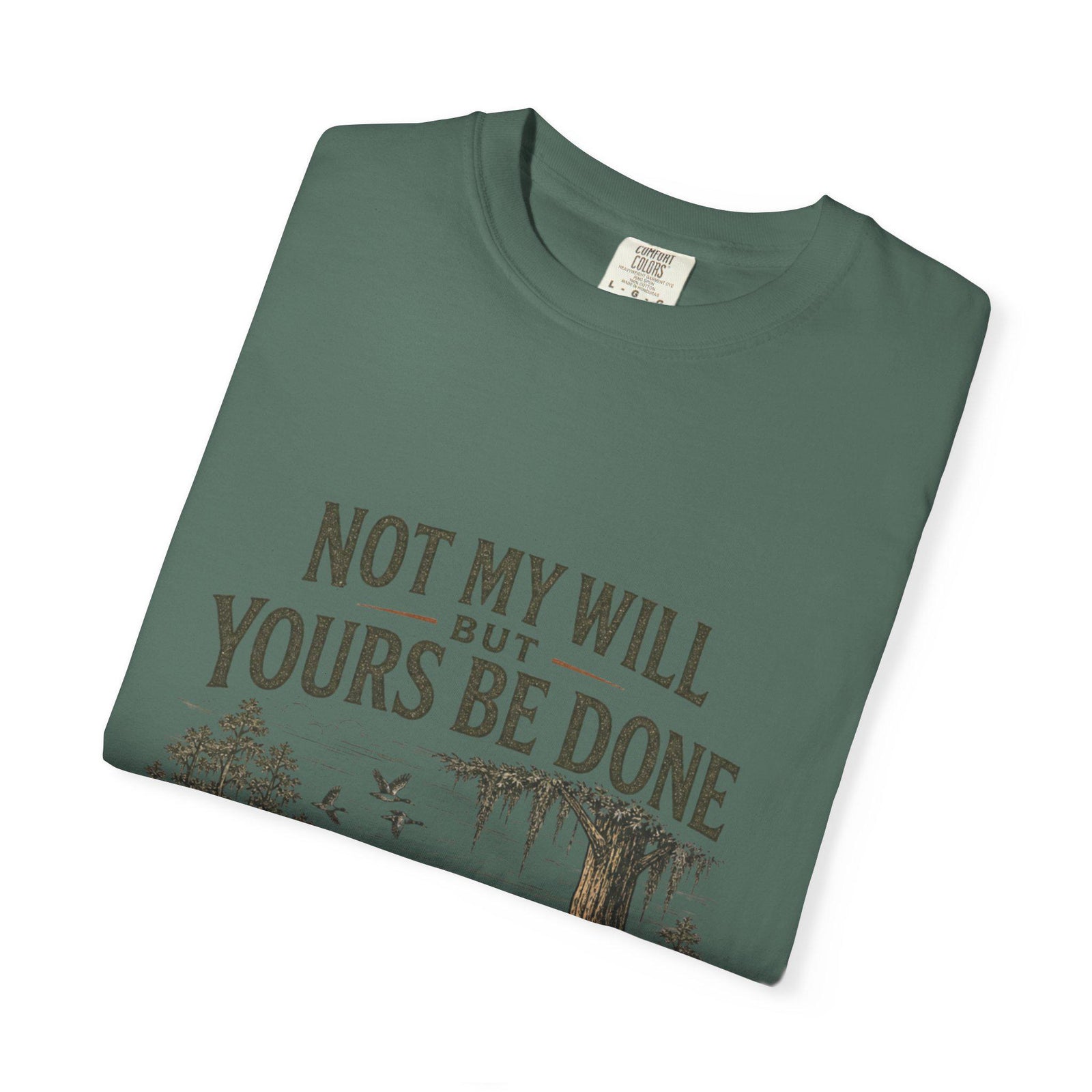 Not My Will But Yours Be Done Labrador Dog Prayer T-Shirt | Christian Faith Tee