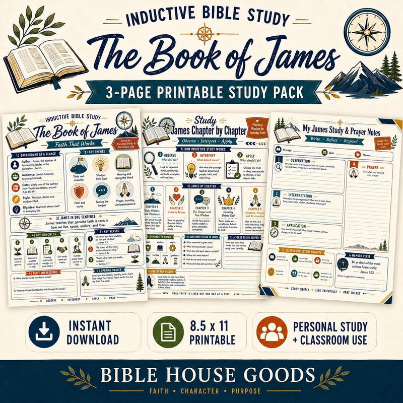 James Bible Study: A Practical 5-Week Reading Plan