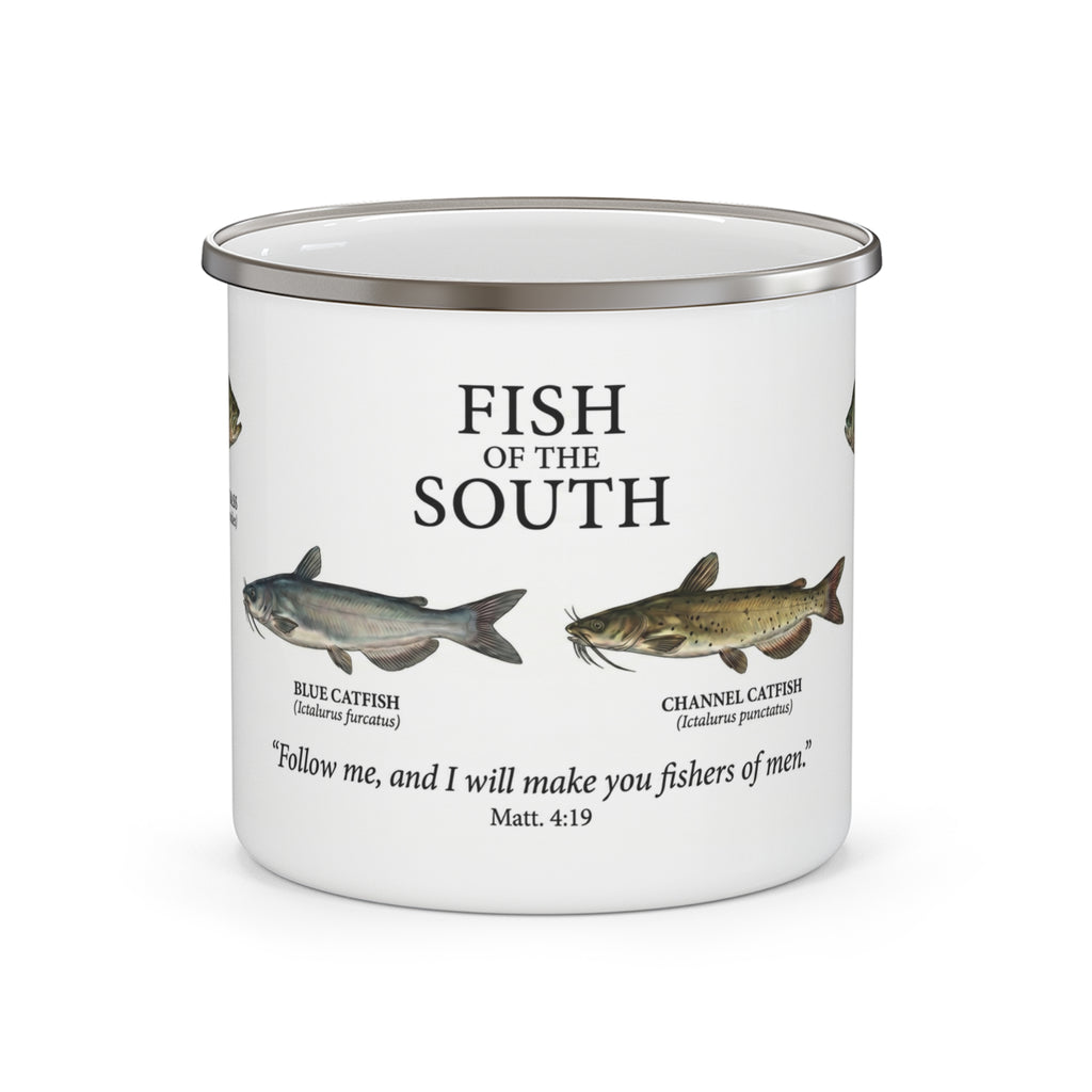 Fish of the South enamel camping mug | Southern freshwater fish chart, Bible verse