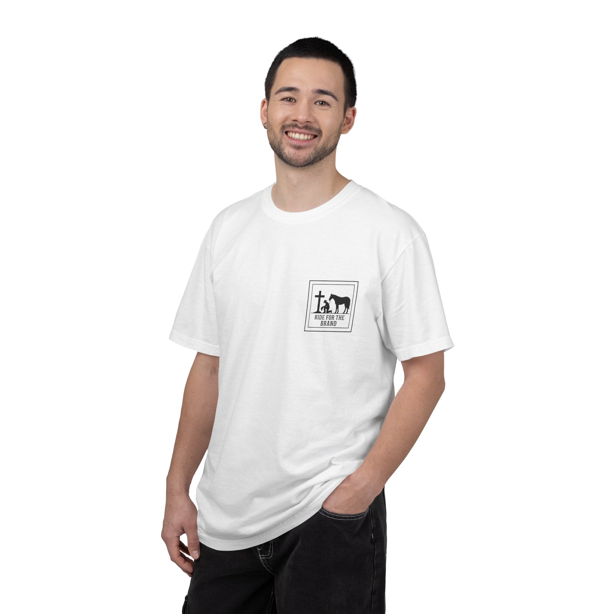 T-Shirt — Western Cowboy Prayer Design ("In All Your Ways Acknowledge Him")