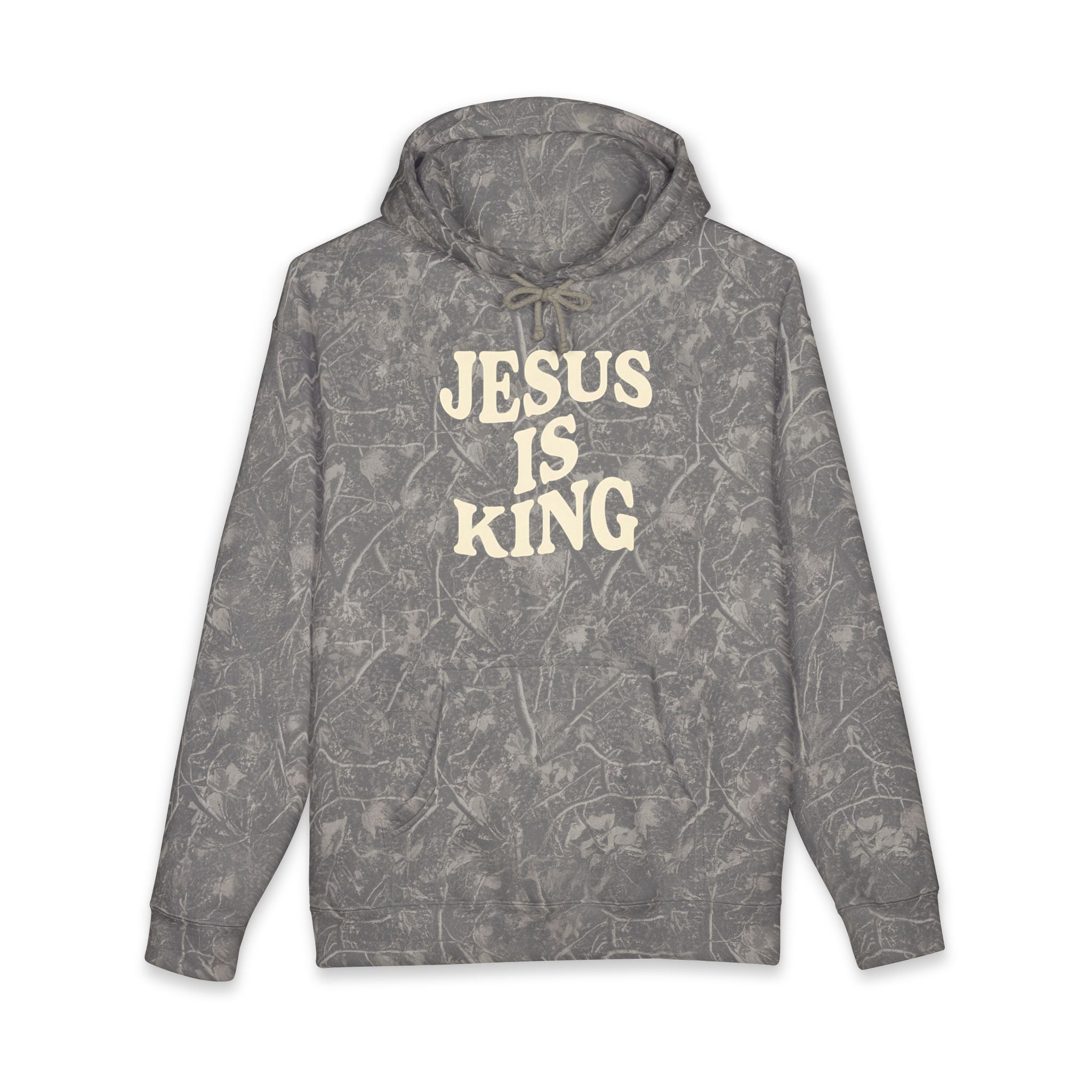 Jesus Is King Hoodie | Religious Christian Typography Pullover