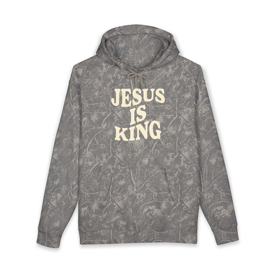 Jesus Is King Hoodie | Religious Christian Typography Pullover