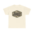 Camo Badge DAD T-Shirt — Military Style Father’s Day Tee