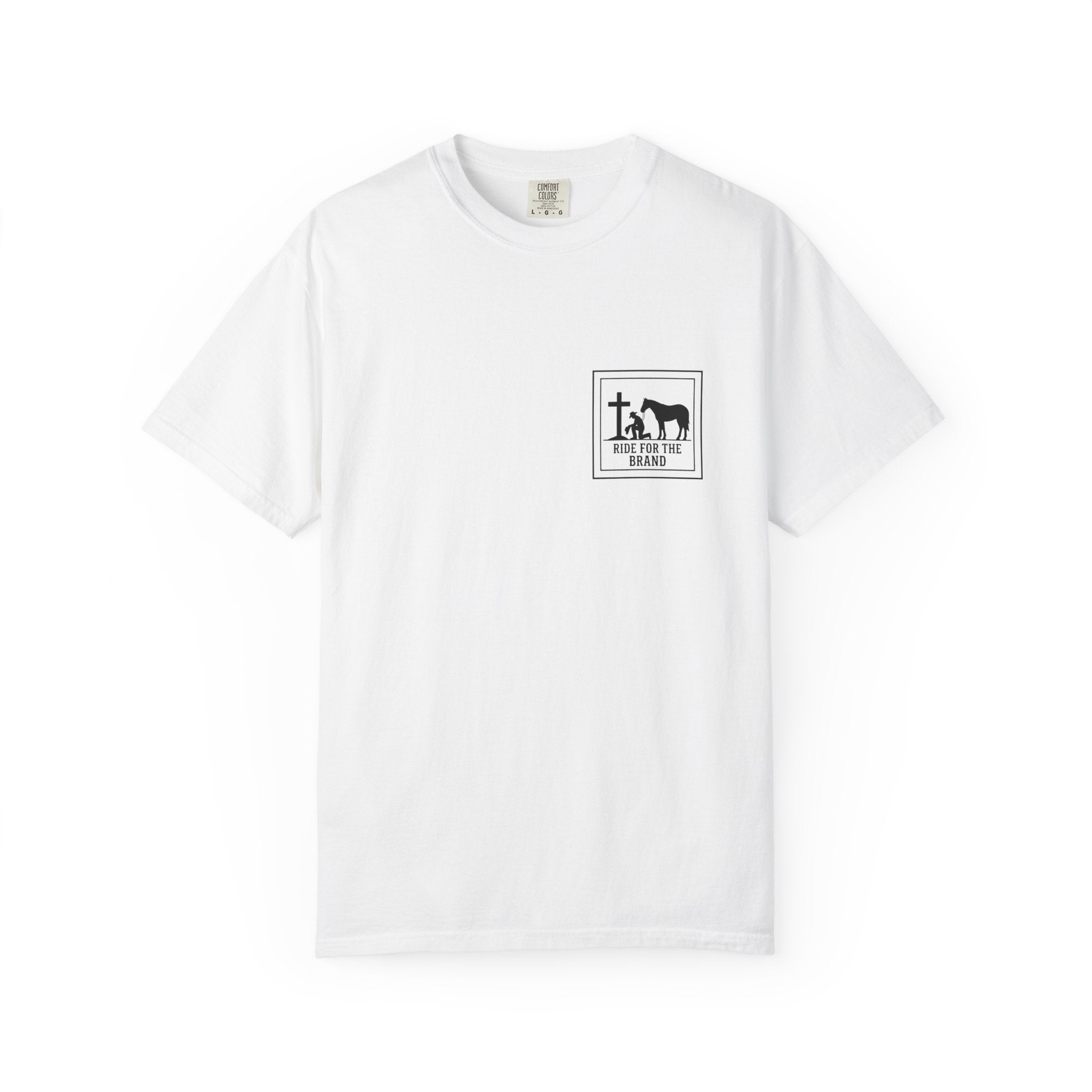 T-Shirt — Western Cowboy Prayer Design ("In All Your Ways Acknowledge Him")