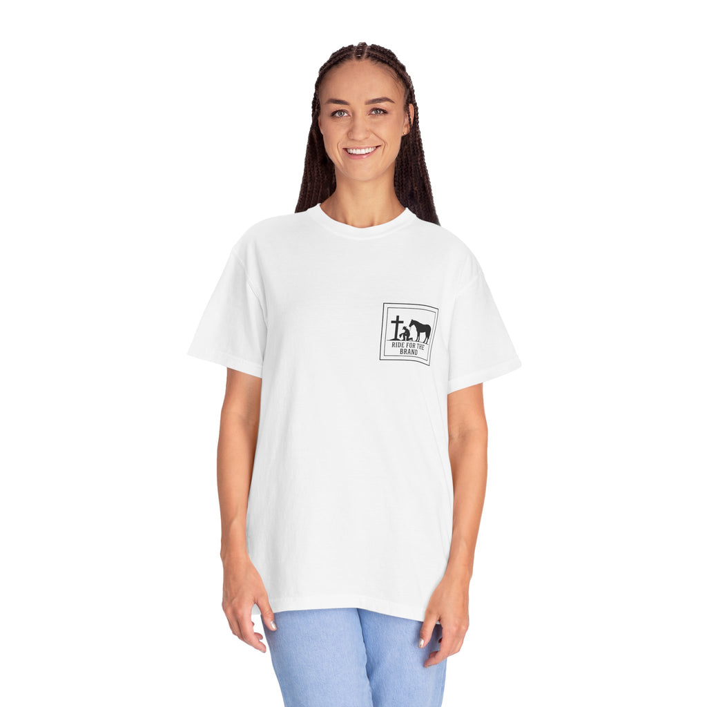 T-Shirt — Western Cowboy Prayer Design ("In All Your Ways Acknowledge Him")