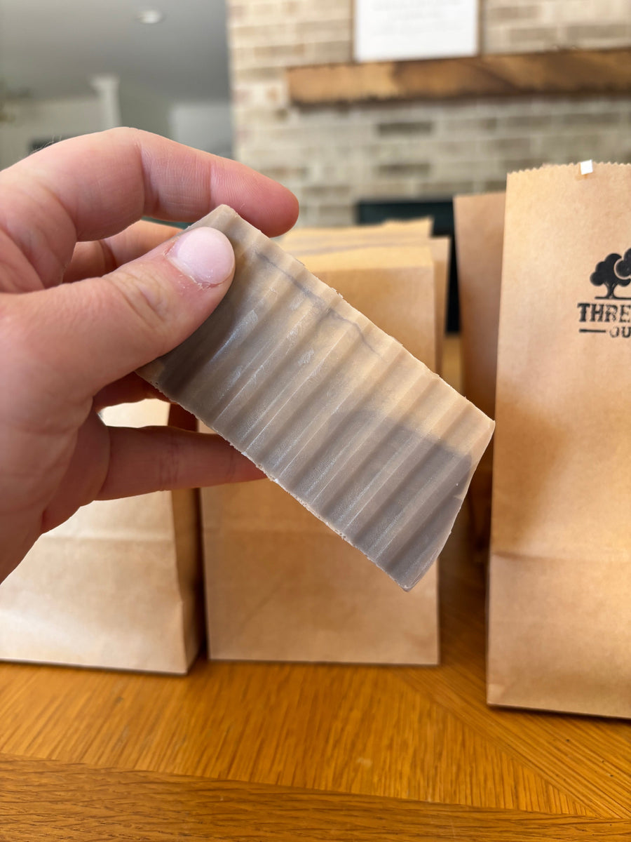 Boomtown tallow soap bar by Three Oaks Soap Co.