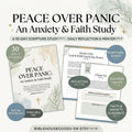 30-Day Christian Anxiety Bible Study | Scripture Devotional PDF (Instant Download)