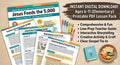 Jesus Feeds 5000 Sunday School Lesson | Elementary Bible Study Curriculum (PDF Download)