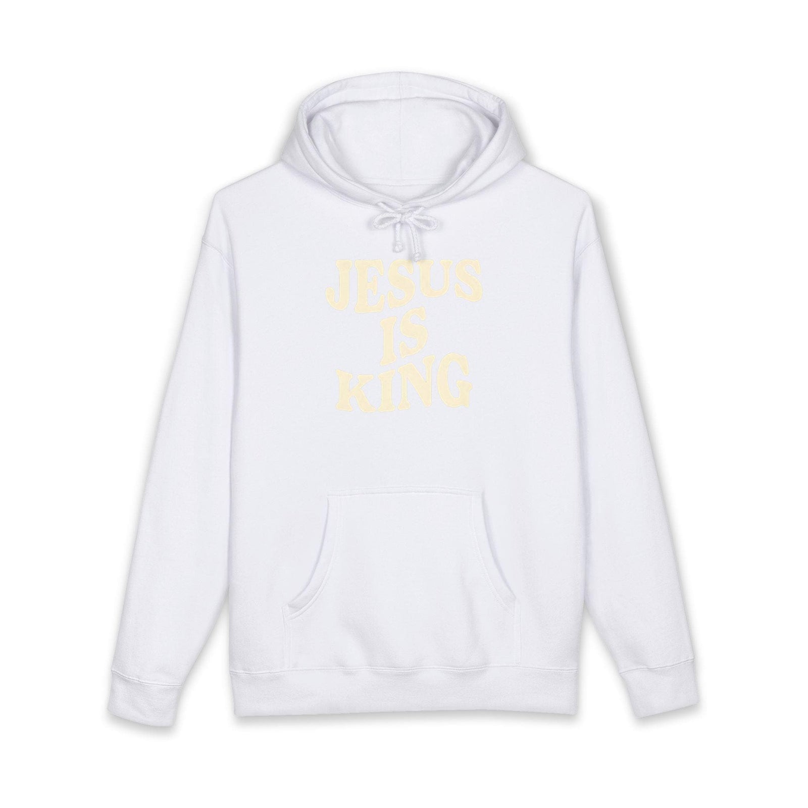 Jesus Is King Hoodie | Religious Christian Typography Pullover