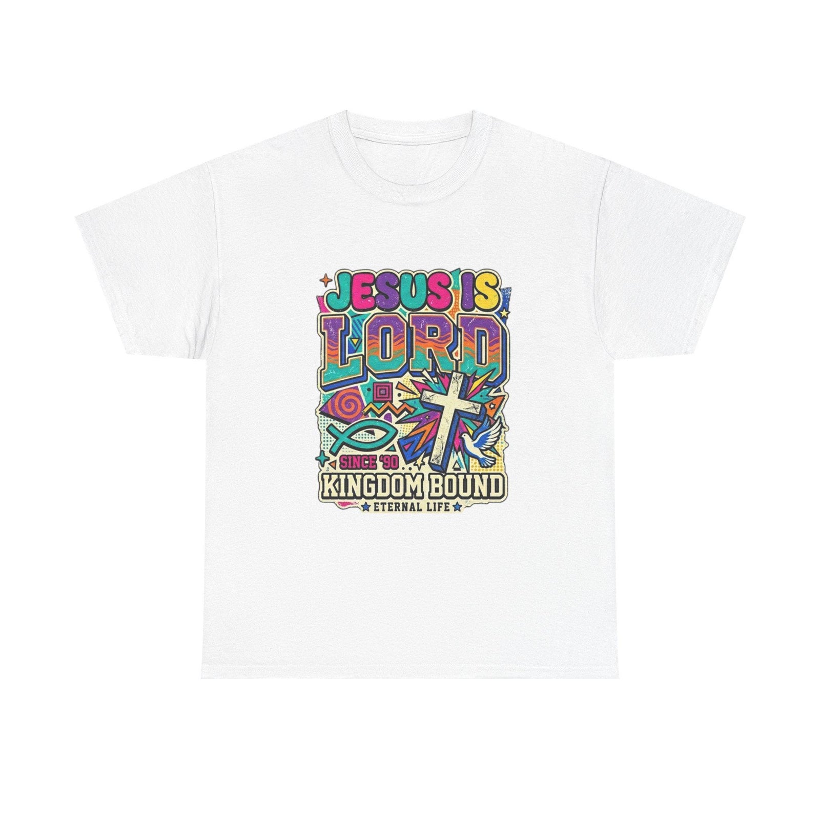Jesus is Lord 90s Unisex Heavy Cotton Tee