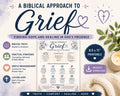Christian Grief Printable | Scripture-Based Counseling Worksheet (Instant Download)