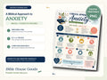 Biblical Anxiety Printable | Christian Scripture Worry Guide (Instant Download PDF)