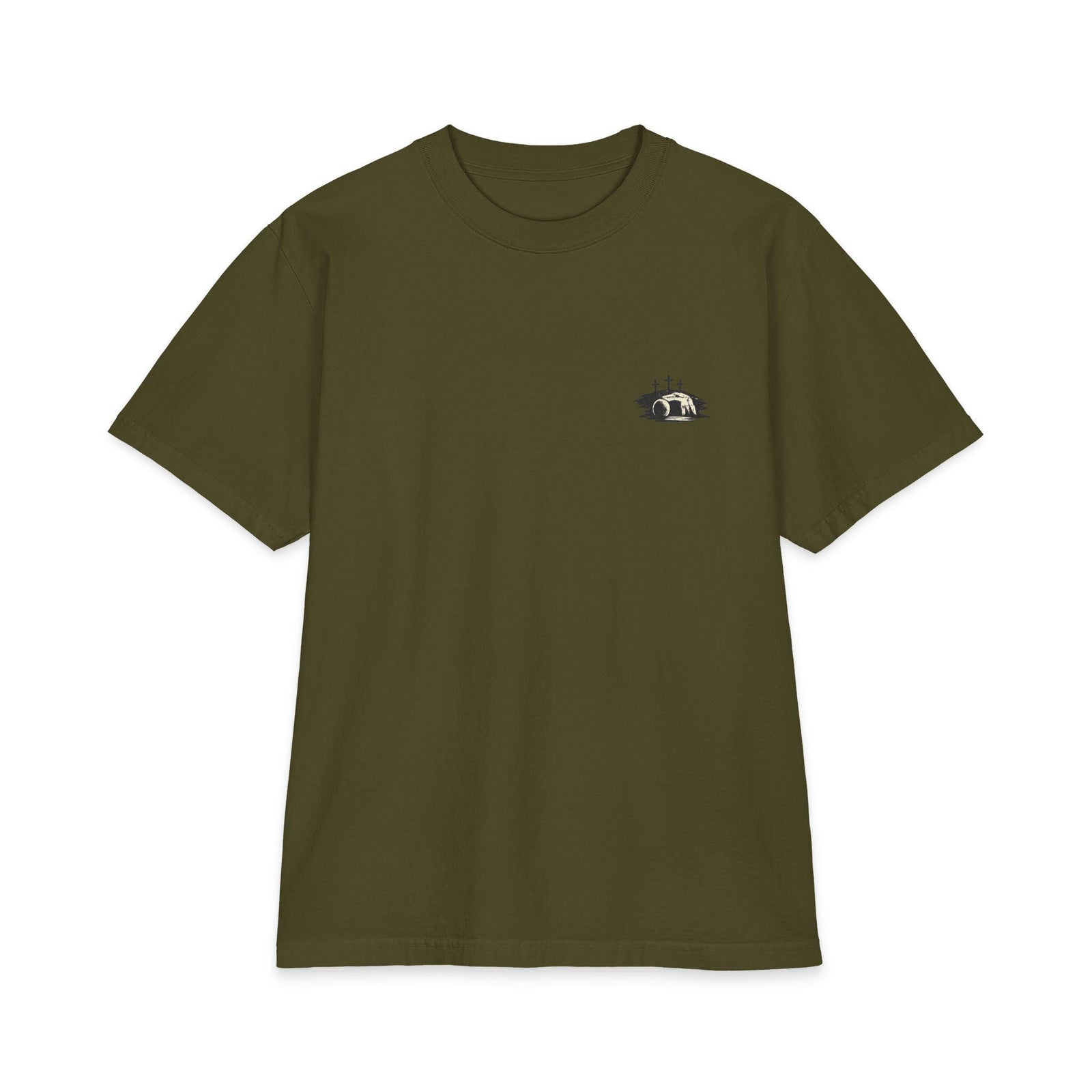 Death Lost Jesus Won T-Shirt | Christian Faith Crosses Back Graphic