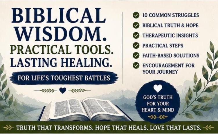 Christian Workbook: Biblical Therapeutic Approach to Life's Problems (Digital Download) Bible House Goods