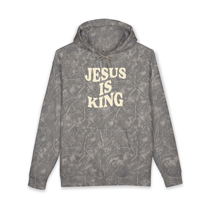 Jesus Is King Hoodie | Religious Christian Typography Pullover