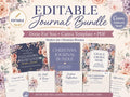 Christian Devotional Journal Bundle | 4-Week Bible Study, Canva Templates (PDF)