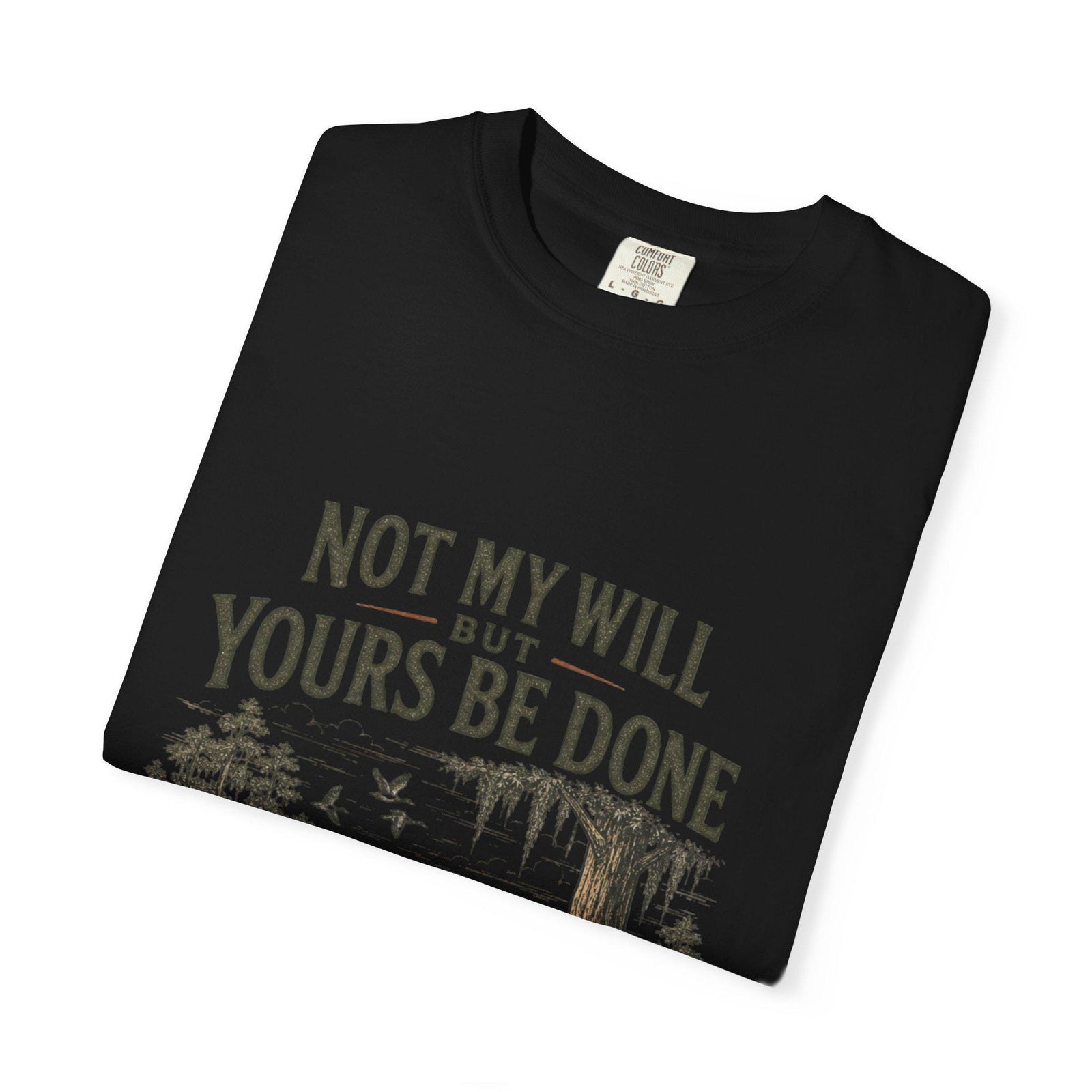 Not My Will But Yours Be Done Labrador Dog Prayer T-Shirt | Christian Faith Tee