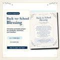 Back to School Christian Printable Pack for Kids | Family Prayer Routine, Scripture Cards, Devotional Tracker, Homeschool Bible Resource