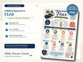 Biblical Fear Infographic | Christian Scripture Faith Guide (Digital Download)
